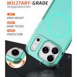 Magnetic For Iphone 17 Pro Max Case-(Compatible With Magsafe) Heavy Duty Protection Phone Case With Camera Control Button With Screen Protector Shockproof Drop-Proof 6.9 Inch (Teal)
