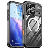 For Iphone 17 Pro Max Waterproof Case, With Built-In Screen Protector Dustproof Shockproof [Compatible With Magsafe] Full Body Underwater Protective Phone Cover For Iphone 17 Pro Max 6.9" (Black)