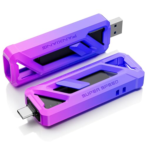 Flash Drive 2Tb, Up To 2050Mb/S Usb 3.2 Gen2×2, With Usb A + Type C, 2-In-1 Usb Memory Stick Thumb Drive For Iphone/Android/Windows/Macpc/Laptops, Ff958