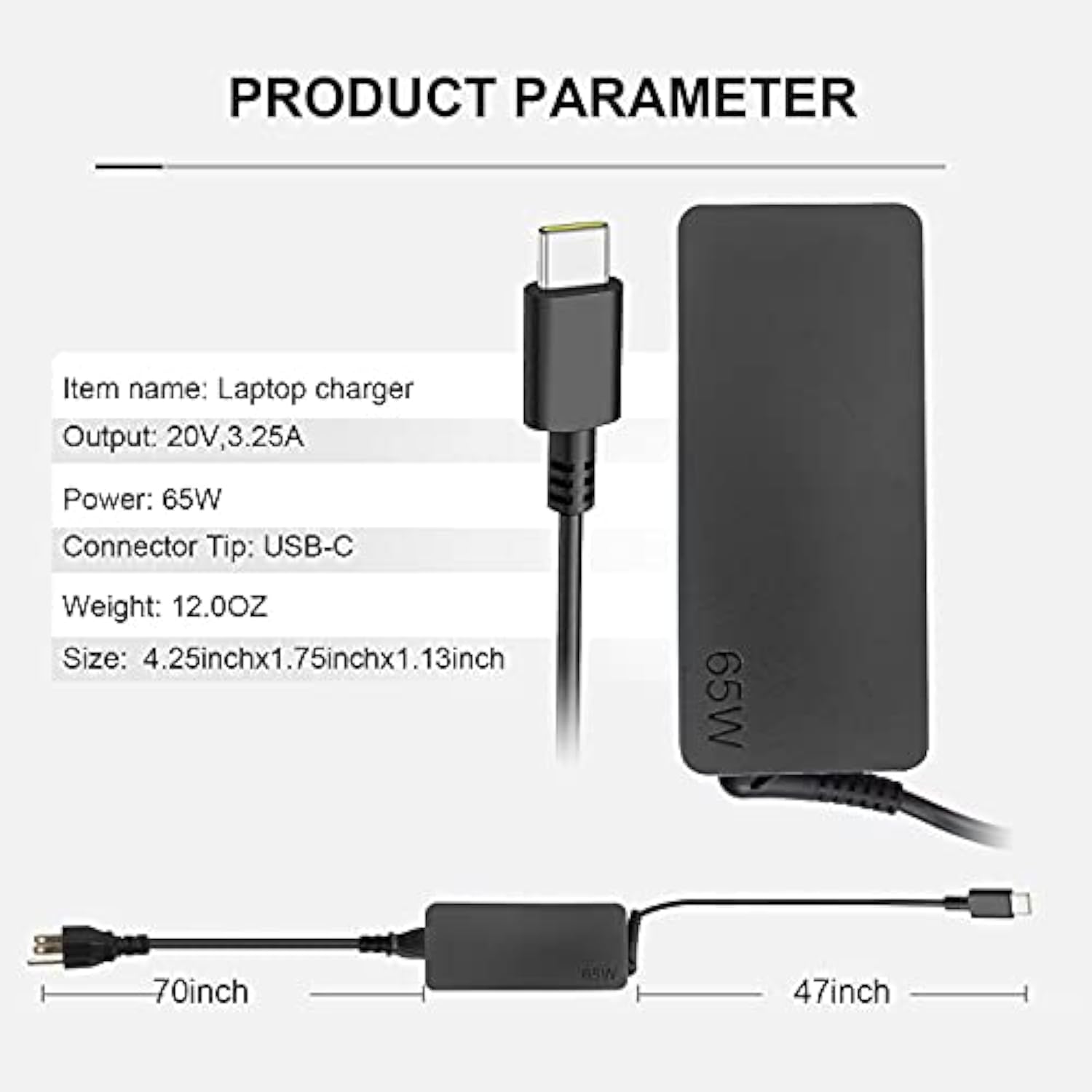 45W Type Usb C Laptop Charger Compatible With Chromebook 100E 300E 500E C330 T