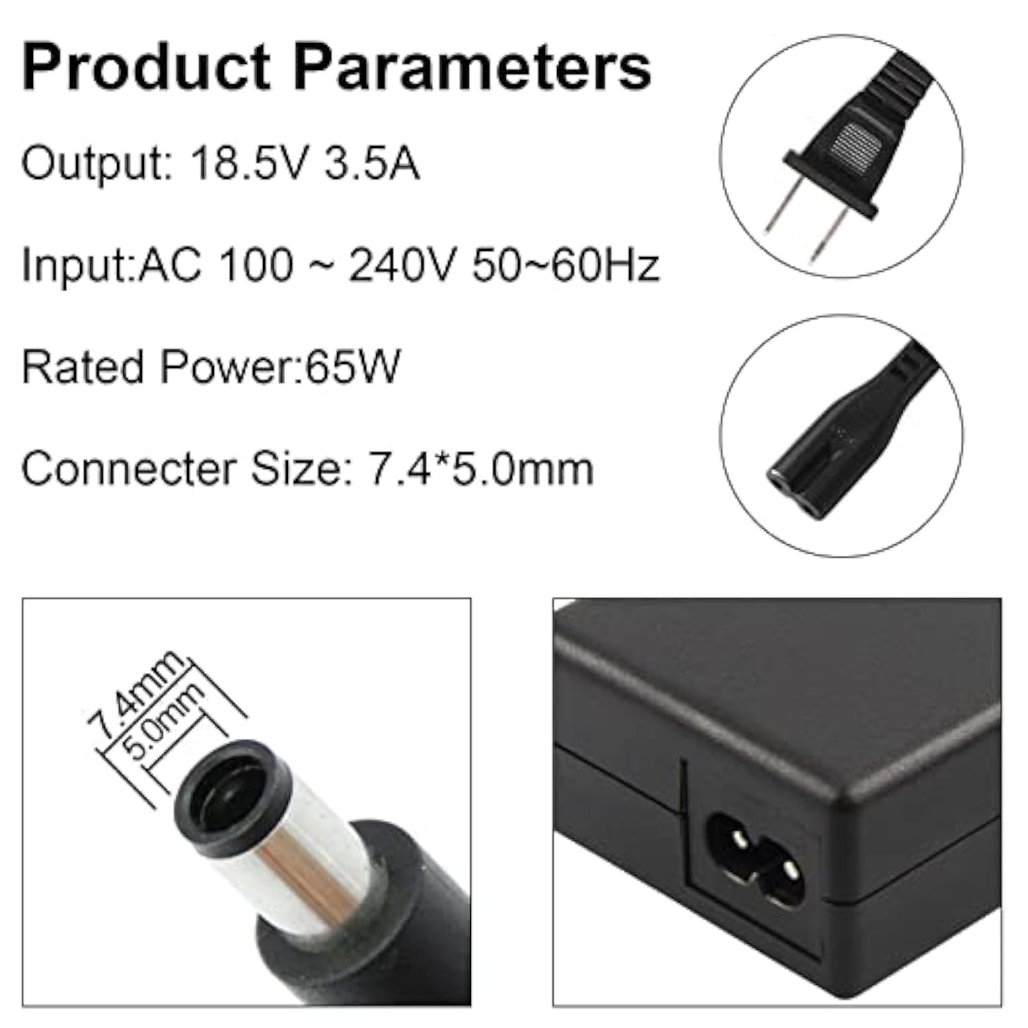 Ac Adapter Charger Power Supply For Hp Probook 4430S 4440S 4510S 4520S 4530S 4