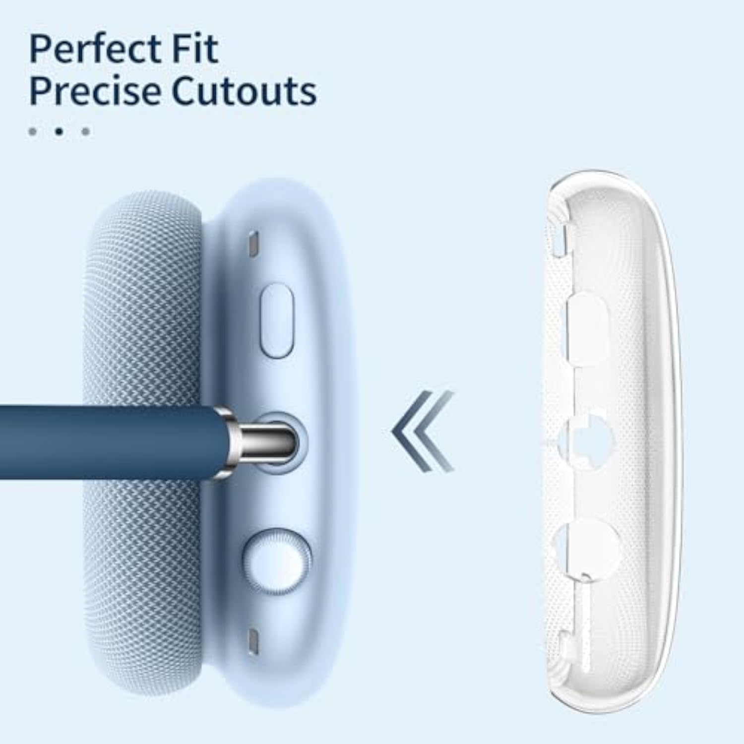 Fintie Clear Case for AirPods Max 2 and AirPods Max 1