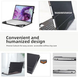 Laptop Case For Dell 2024 Xps 16 9640 Laptop 16.3 Inch Laptop Computer Notebook Sleeve Detachable Shell (Dark Gray)