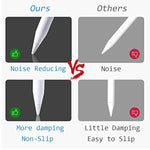 Soft Paperfeel Damping Tips Replacement Compatible With Apple Pencil 1St Gen & 2Nd Gen, Noise Reducing Pen Nibs For Ipad Pro(2 Pcs)