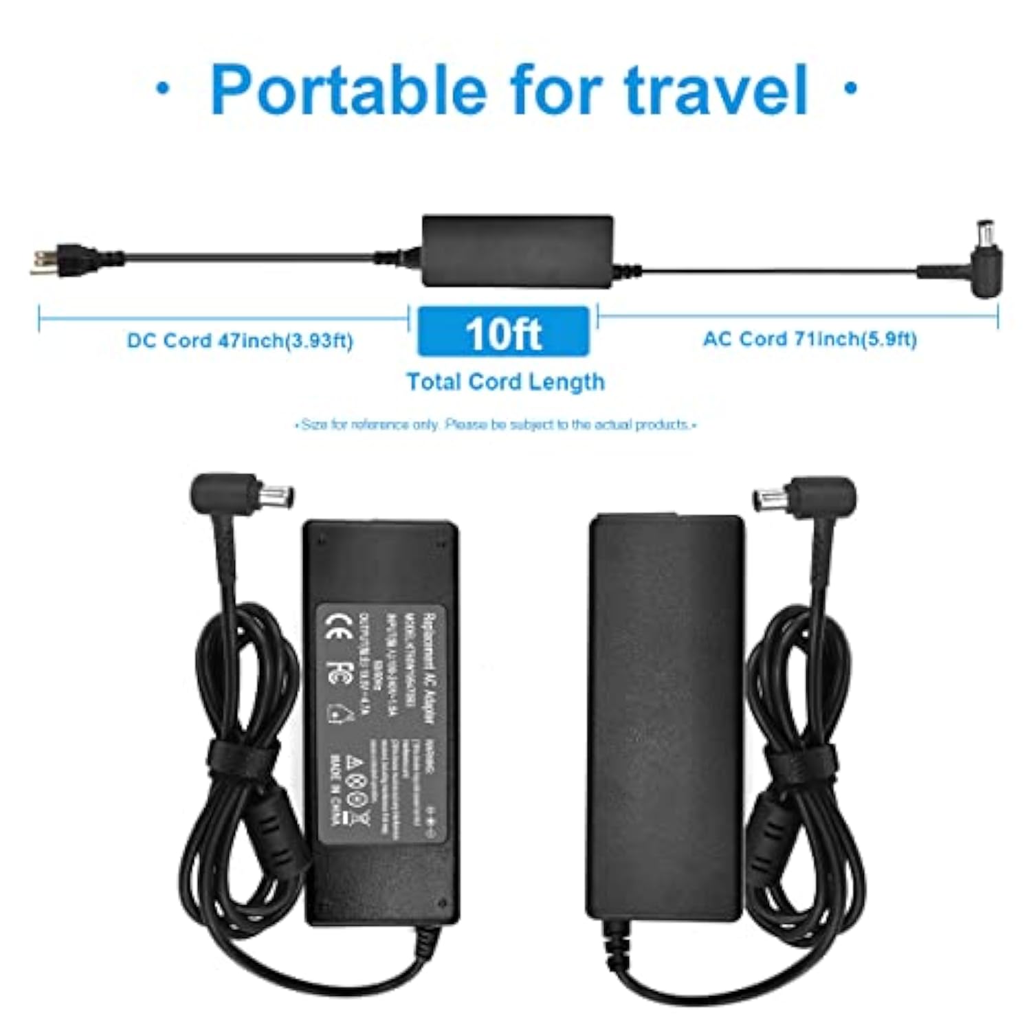 Laptop 19.5V Docking Station Kdl-40R510C Kdl-48R510C Charger For Sony Lcd Tv B