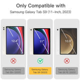 JETech Case for Samsung Galaxy Tab S9 11-Inch with Built-in Screen Protector a