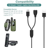 Magnetic Charger Cable 3.3ft for Jugbow Delupet Yawpet Dog Training Collar