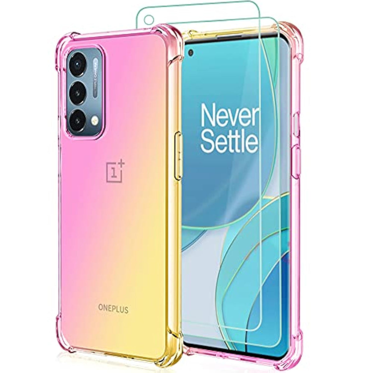 Oneplus Nord N200 5G Case with 2pcs Screen Protector