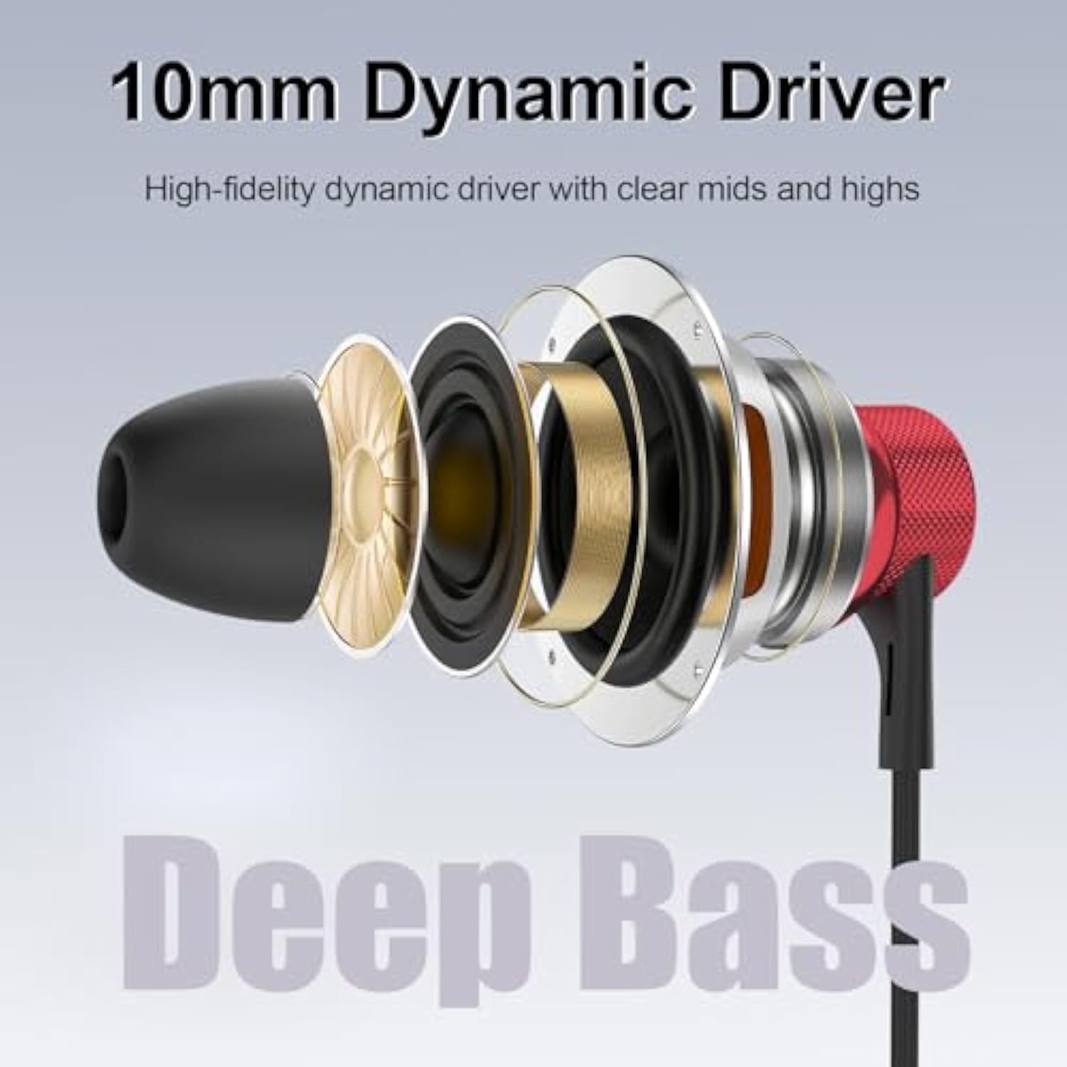 Usb C Headphones Wired In-Ear,Type C Earphones,Usb-C Wired Earbuds Deep Bass F