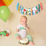 Caterpillar High Chair Banner Very Hungry Caterpillar 1st Birthday Party Decor