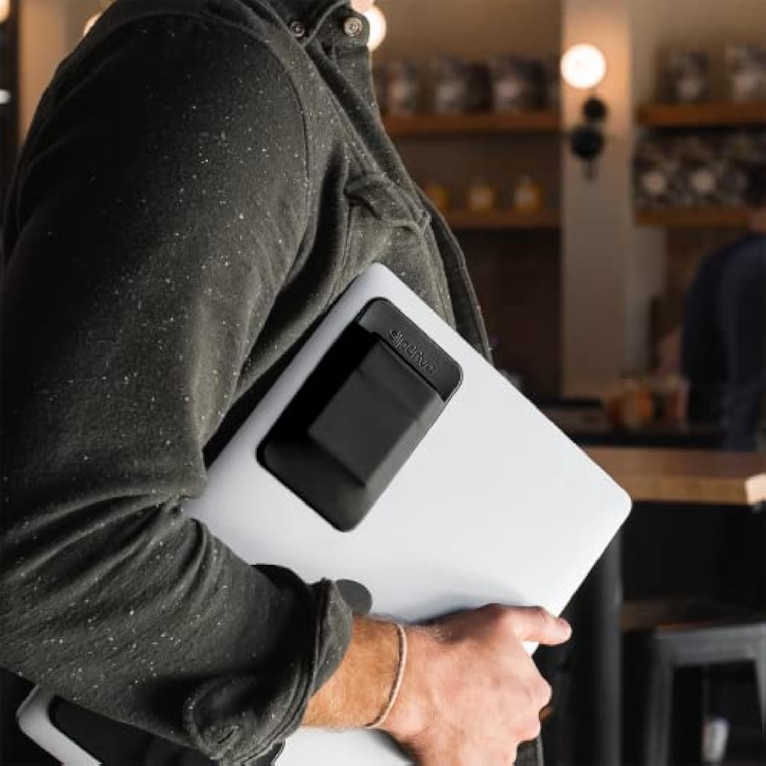 Portable Hard Drive Sleeve for Laptop - Pocket Pouch (Small, Black)