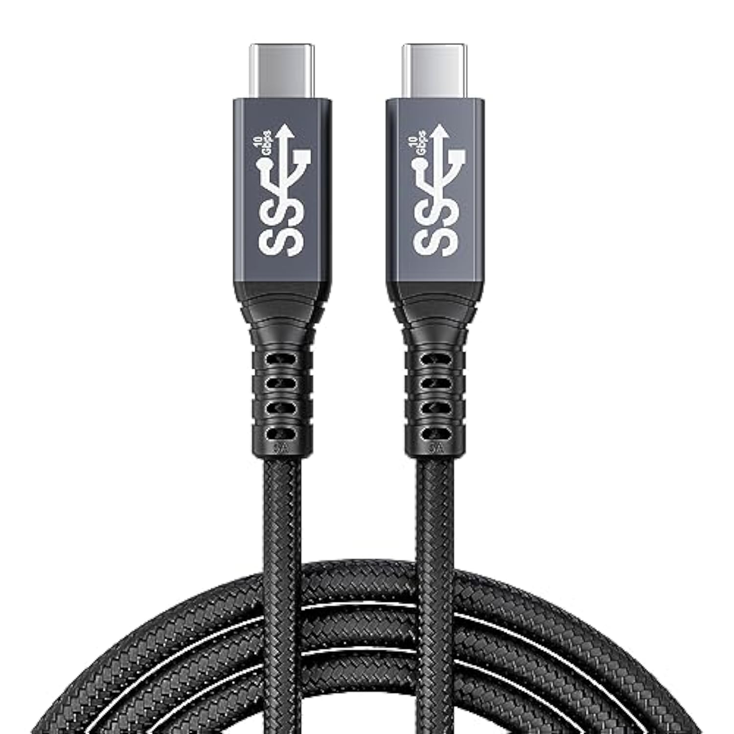 10Ft Usb-C 3.1 Gen 2 Cable 10Gbps Data Transfer, 60Hz Video Output, 4K Display