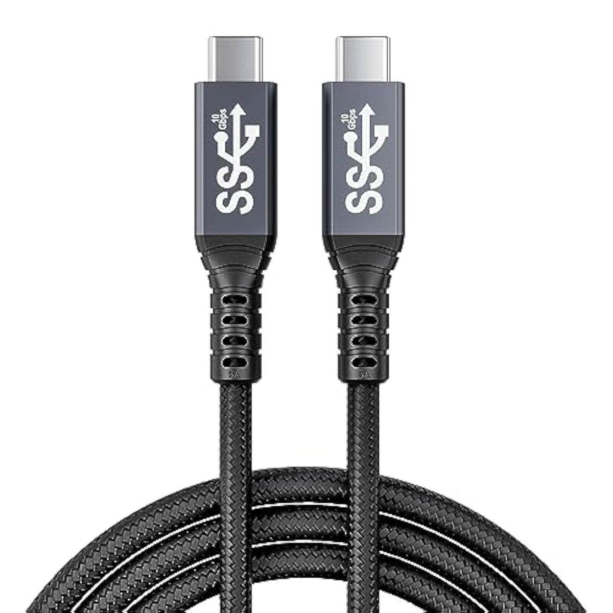 10Ft Usb-C 3.1 Gen 2 Cable 10Gbps Data Transfer, 60Hz Video Output, 4K Display