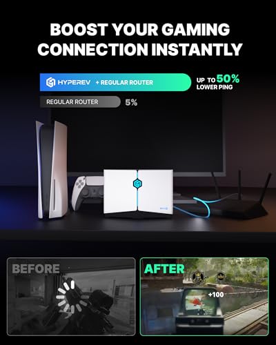 Ax3000 Gaming Router Wifi Booster For Ps5, Pc & Consoles Dual Band Wifi 6 Game Accelerator, Low Ping & Lag Reduction, 2402Mbps, Includes 90-Day Gearup Vip Core Plan