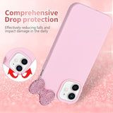 Cases For Iphone 12, Luxury Glitter 3D Rhinestone Bow Phone Cover Soft Litchi Pattern Protective Phone Case For Iphone 12 6.1" 2020