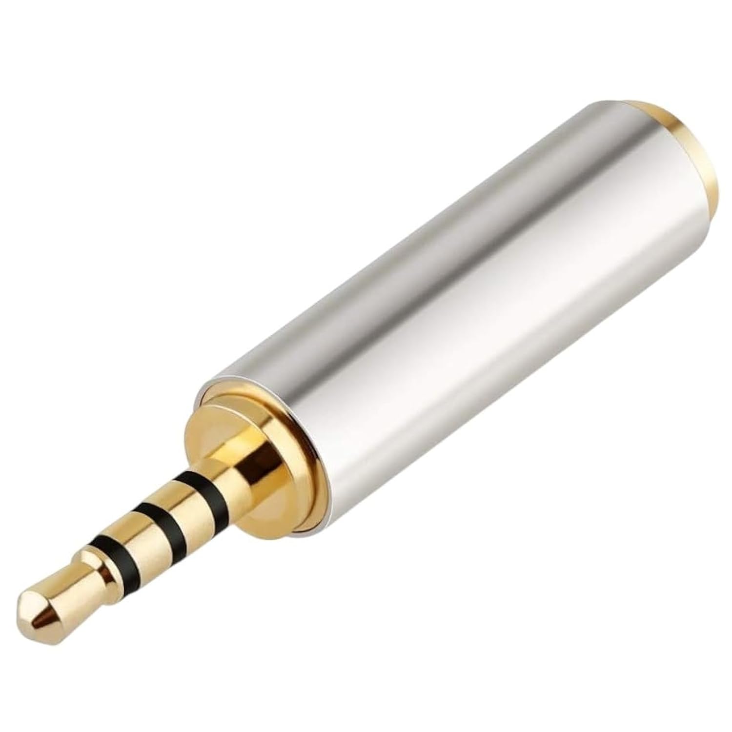 2.5Mm Male To 3.5Mm Female Audio Adapter Premium Quality Converter Headphone Earphone Headset 3 Ring Jack - Stereo Or Mono