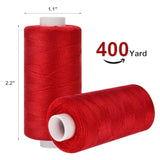 72pcs Sewing Thread Kit, 36 Colors, 400 Yards Polyester Thread for Machines