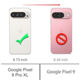 Pixel 9 Pro XL Case, Floral, Flexible TPU, Screen Protector, Colorful Design