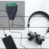 6Pcs 3.5Mm Stereo Male To Av 3-Screw Terminal Block Headphone Balum Connector