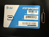 AT&T 5g Nano Sim Card for use on ATT Prepaid or Postpaid Service! for use with Any Unlocked or Att Device- Comes with Sim Removel Tool (1)