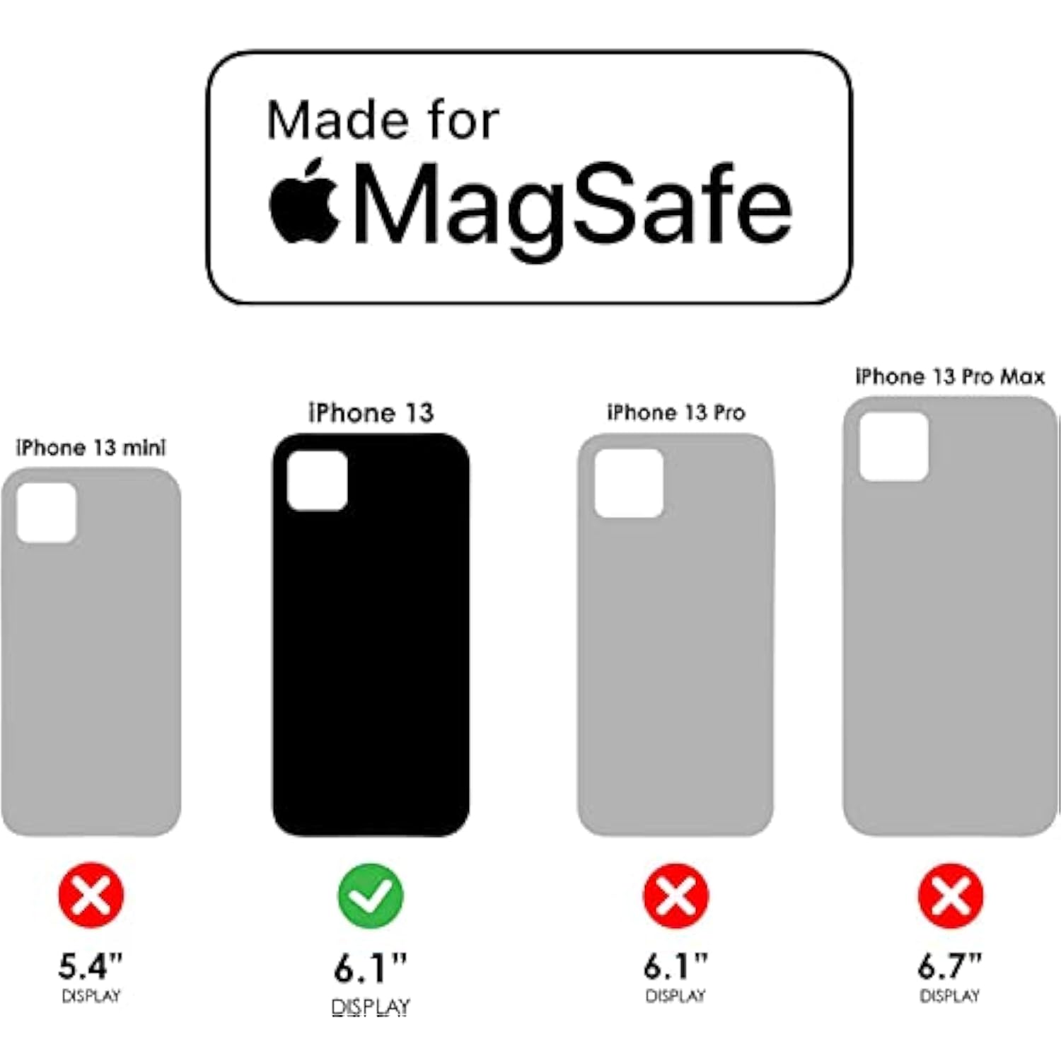 OtterBox Symmetry Case with MagSafe for iPhone 13 (NOT Mini/Pro/Pro Max) Non-Retail Packaging - Antimicrobial (Stardust)