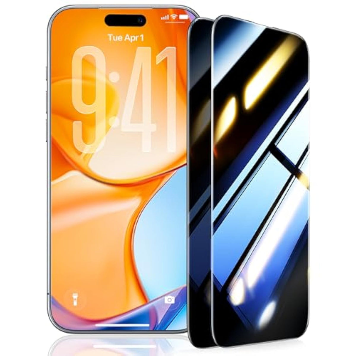 Top 9H+ Armor For Iphone 17 Pro Privacy Screen Protector [No.1 Military Grade Shatterproof] Privacy Screen Iphone 17 Pro Tempered Glass [100% Anti-Spy] Longest Durable, 2 Pack