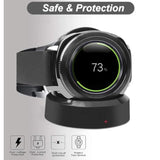 Gear S3 Charger, Gear S3 Smart Watch Charging Cradle Dock For Samsung Gear S3 Classic/Frontier Smart Watch (2-Pack)