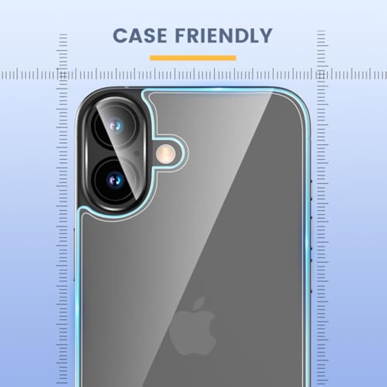 For Iphone 17 Screen Protector (6.3 Inches), Iphone 17 Back Screen Protector And Front Screen Protector With Camera Protector [2+2+2 Pack], 9H Hardness
