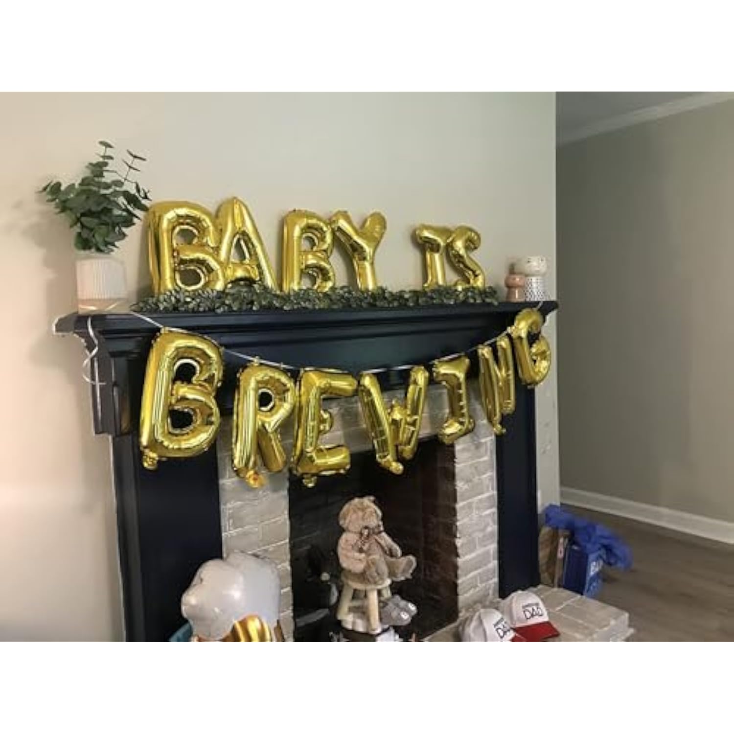 Baby is Brewing Balloons & Banner - Baby Shower, Gender Reveal Decor