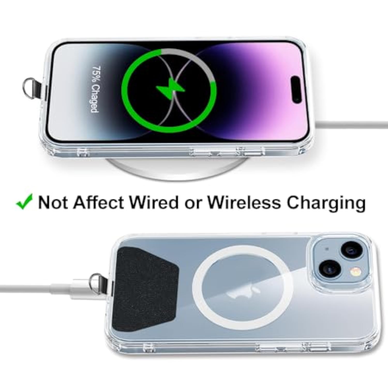 5-Pack Adjustable Cell Phone Lanyard Wrist Strap with Tether Tab