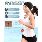 2-Pack Sleeping Headphones, Headband Headphones With Ultra-Thin Hd Stereo Speaker, Bluetooth Headband For Sports, Workouts, Insomnia, Yoga, Air Travel, Meditation - Black&Grey