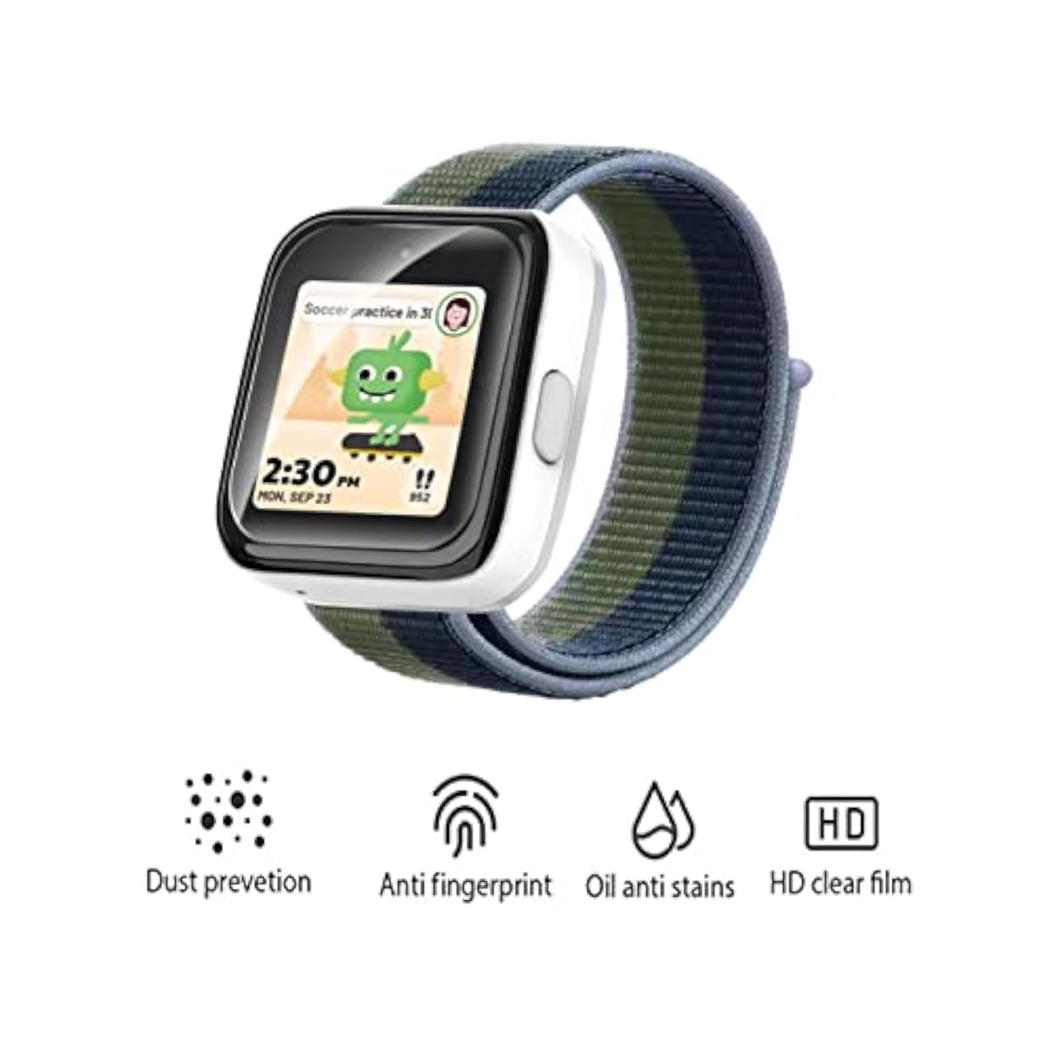 6 Pack Screen Films Compatible With T-Mobile Syncup Kids Watch2/1: Pet Screen Film For Enhanced Screen Protection Against Cracks And Scratches