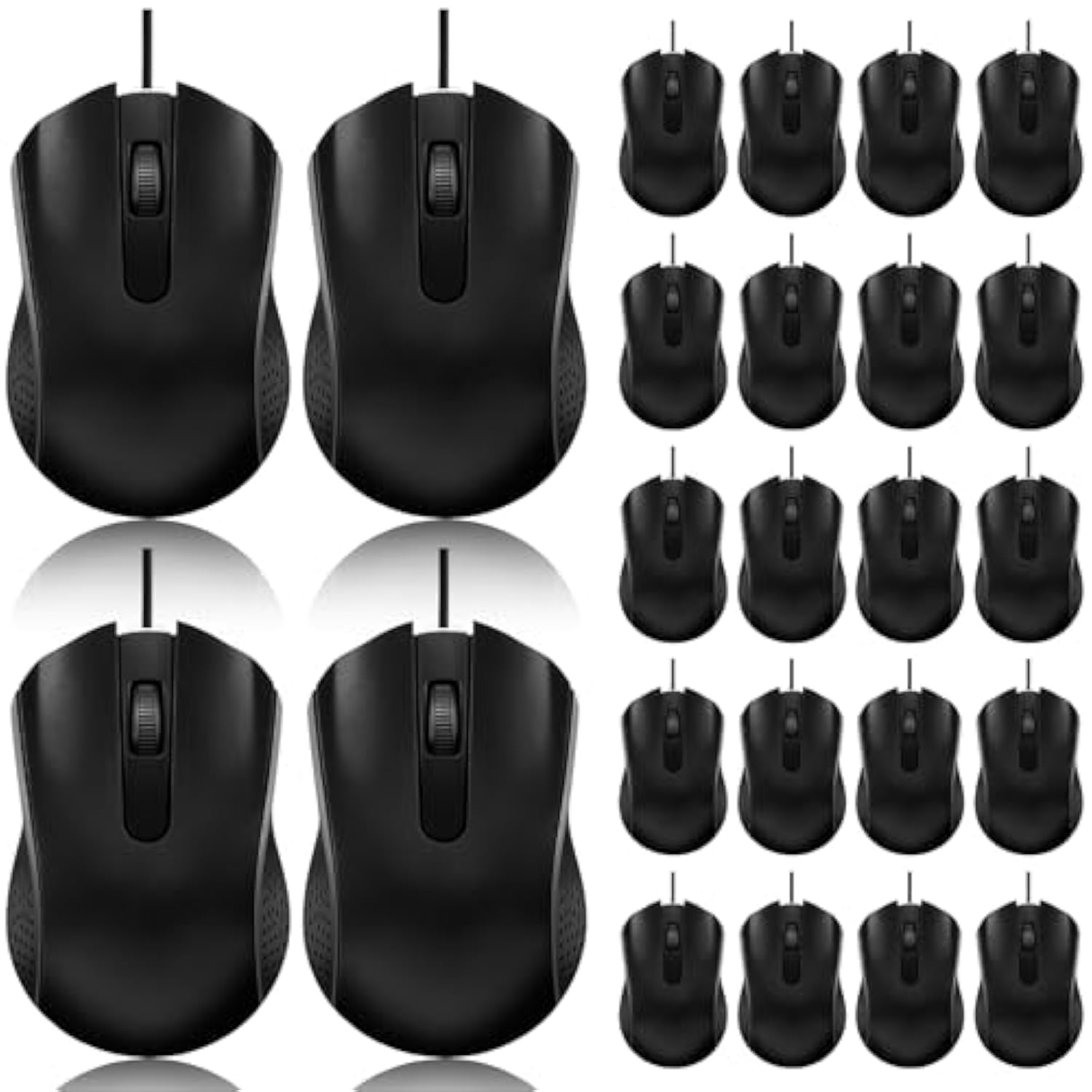 12 Pack Wired Mouse Bulk Computer Mouse Wired With Ergonomic Design ...