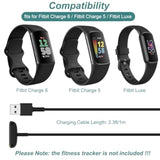Charger For Fitbit Luxe/Charge 6/Charge 5, Replacement Charging Cable Cord For Fitbit Charge 6/Charge 5/Luxe [3.3Ft/1M]