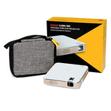 Luma 150 Pocket Projector | Portable Movie Projector W/ Built-In Speaker For Home & Office Produces Images Up To 150 - Includes Soft Case
