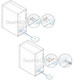 External Wireless Antenna Wifi 6 7Mjgk Replacement For Dell Aurora R16 R15, Optiplex 7000 5000 3000, Precision 3660 3680 Tower Sff Mff Micro Desktop
