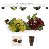 Grape Vine String Lights, 100 Led Grape Lights, Fruit String Lights For Kitchen, Wine Cabinet, Home Decoration, 10 Clust