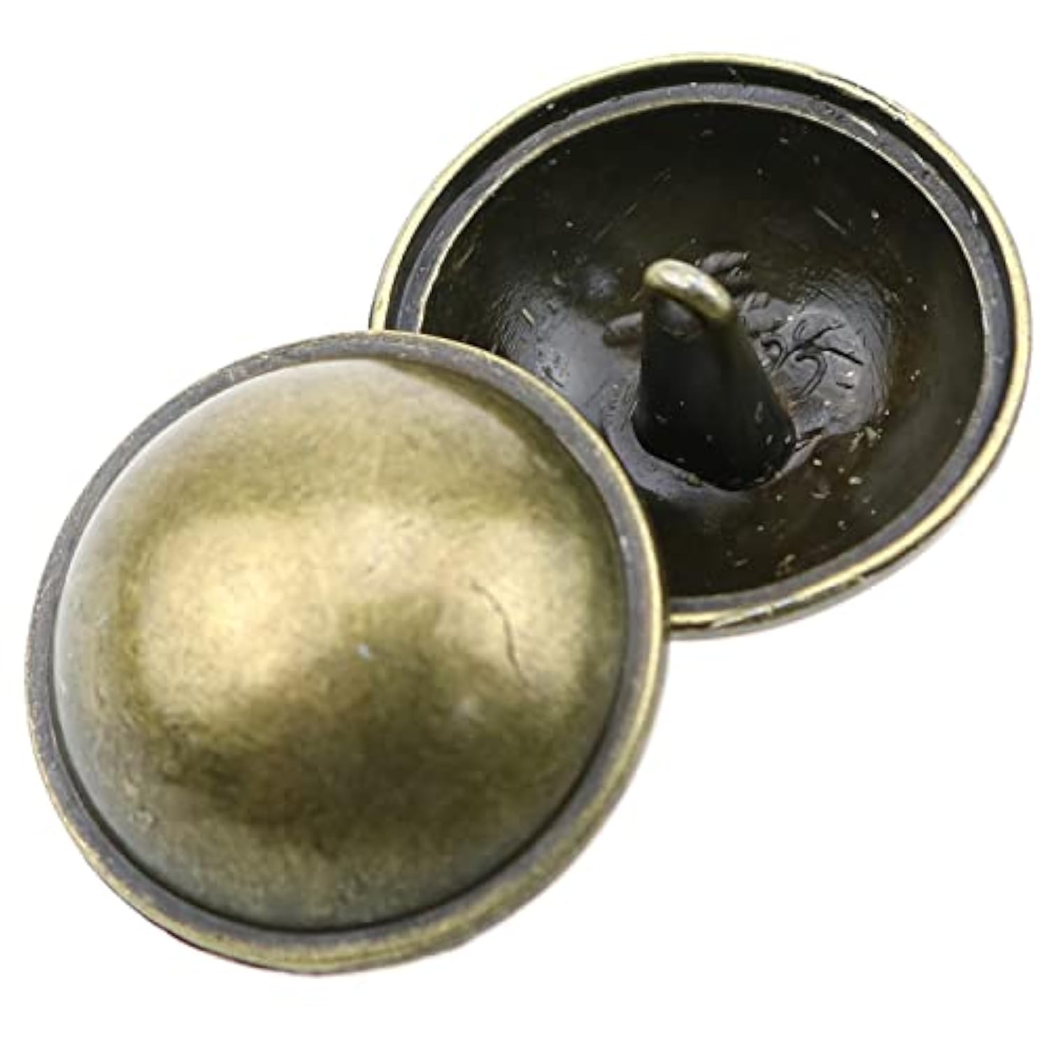 10Pcs Bronze Mushroom Domed Buttons 25Mm Antique Brass Dome Buttons Ro