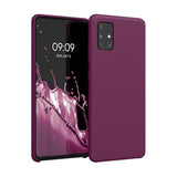 Bordeaux Violet kwmobile Case Compatible with Samsung Galaxy A51 TPU Silicone Phone Cover