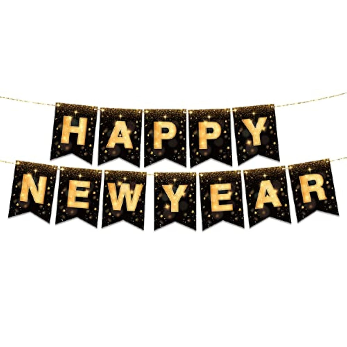 Happy New Year Banner 2026 10ft Party Backdrop No DIY