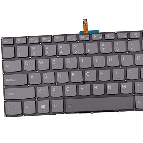 Backlight Keyboard Replacement Compatible With Lenovo Ideapad 3-14Ada05 3-14Iil05 3-14Igl05 3-14Iml05 330-14Ikb 330-14Ast 330E-14Ikb 330E-14Ast 330R-14Ikb C340-15Iml Series Laptop