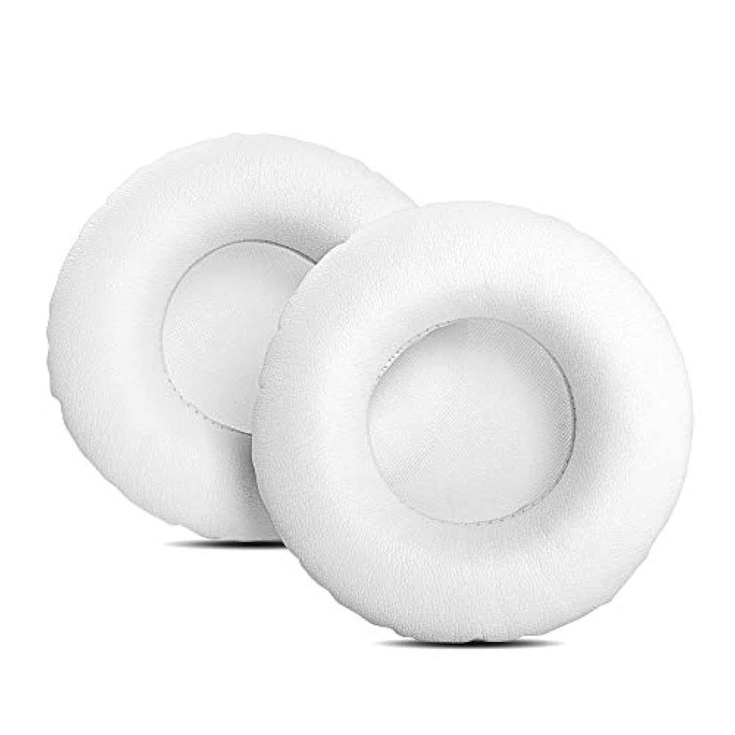 Positive Vibration 2 Ear Pads Ear Cushions Replacement Compatible With House Of Marley Positive Vibration 2 Wireless On-Ear Headphones Protein Leather Earpads White
