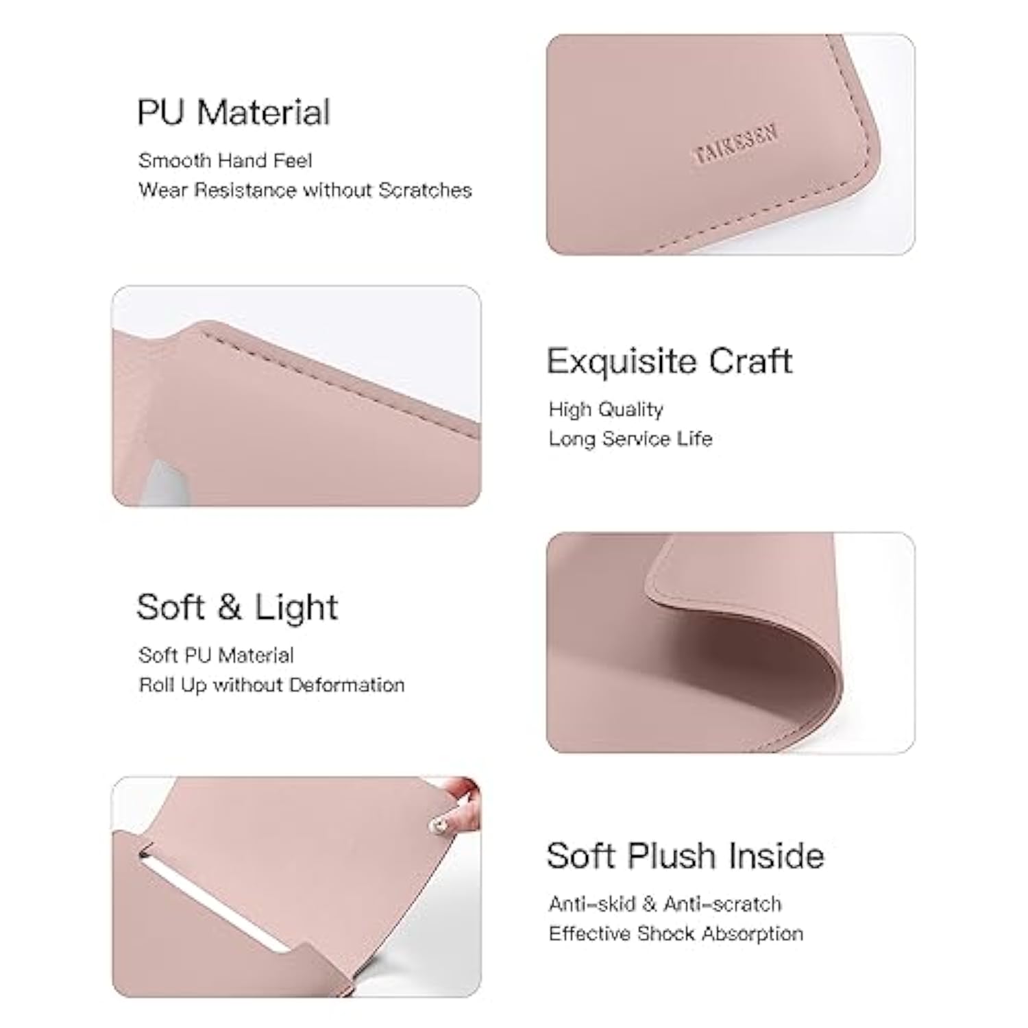 Laptop Sleeve Bag Compatible With Macbook 12 A1534/Air 11 13 M1 A2337/Pro 13 A2338, 11.6-12.3 Acer Chromebook/Hp Stream/Asus/Surface Pro 8/7/6/X/5/4/3, Pu Bag With Small Case, Pink