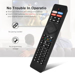 Nh800Up Rf402A-V14 Bt800 Ir Remote Control Replacement For Philips Android 4K Ultra Smart Led Tv 43Pfl5604/F7 43Pfl5766/F7 50Pfl5604/F7 55Pfl5604/F7 65Pfl5504/F7 65Pfl5604/F7(No Voice)