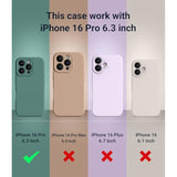 Magnetic Case for iPhone 16 Pro, Compatible with Magsafe, Charcoal Gray