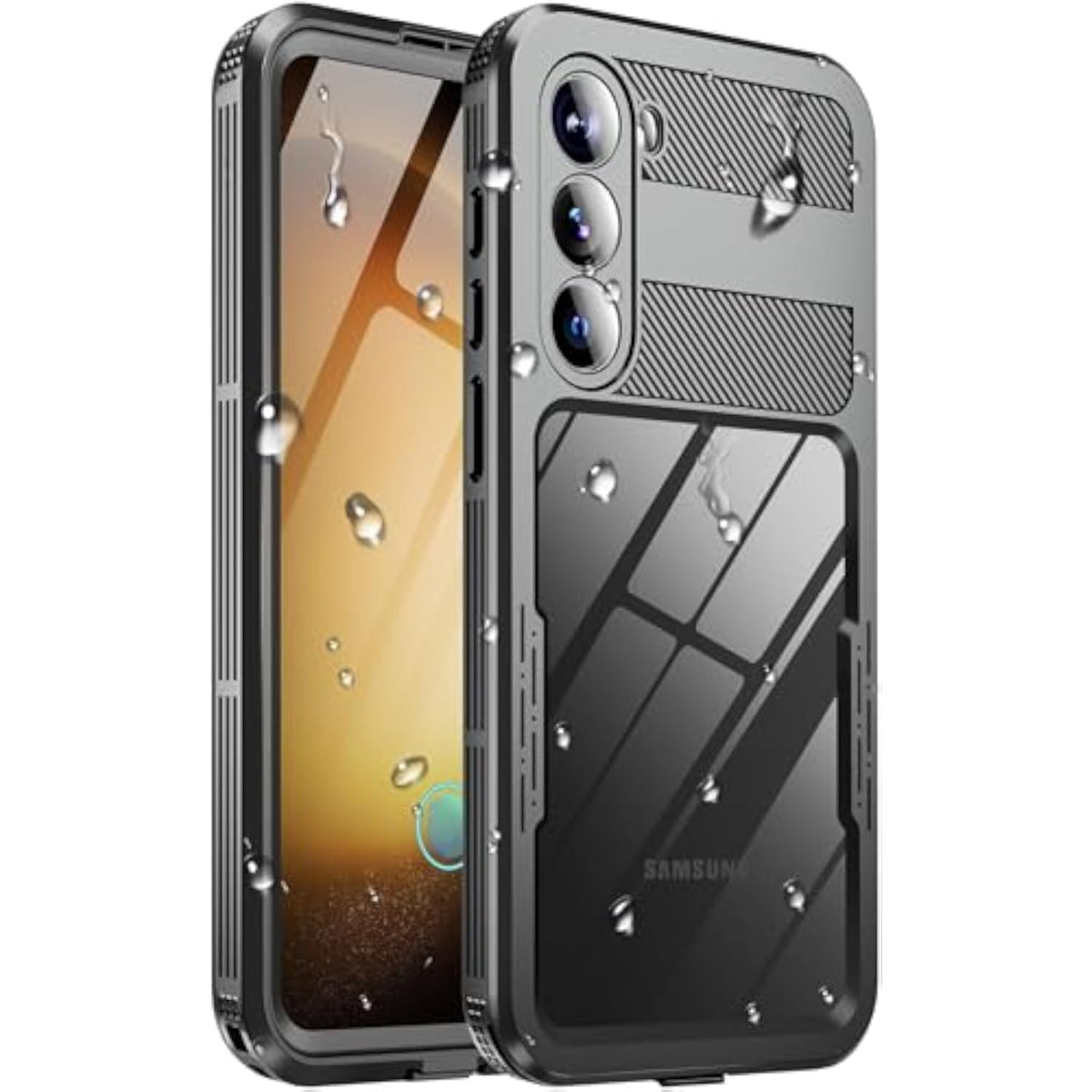 Samsung Galaxy S23 IP68 Waterproof Case, Black