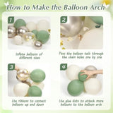 Sage Green Baby Shower Decorations With Sand White Gold Sage Green Balloons Welcome Baby Banner Green Fringe Curtains For Gender Reveal Netural Baby Shower Decorations