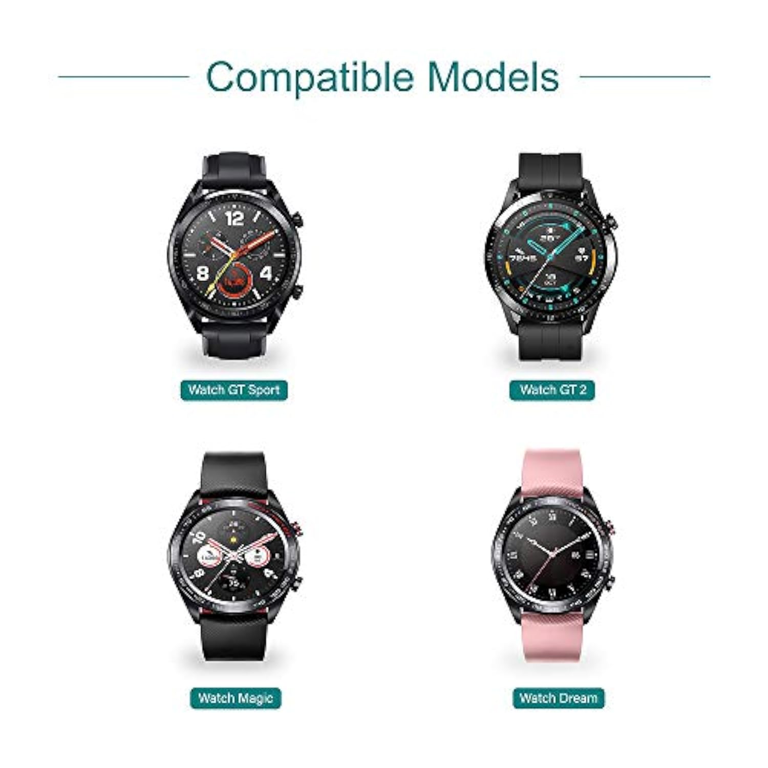 Charger Compatible With Huawei Watch Gt Series, Honor Watch Magic & Gs Pro - 1M