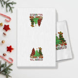Feliz Navidad Kitchen Towels 16x24 Inch Spanish Christmas Dish & Hand Towels