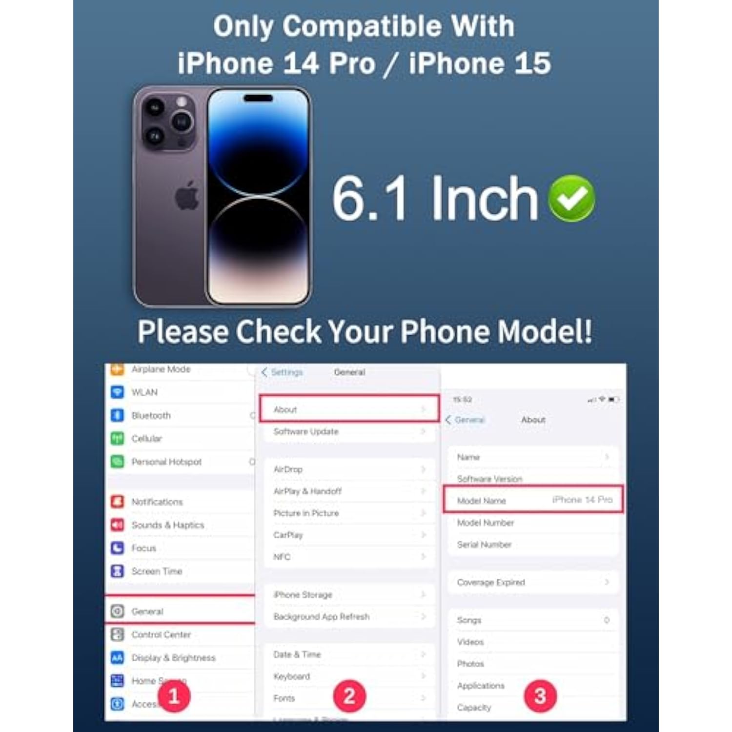 2 Pack For Iphone 15 Privacy Screen Protector For Iphone 14 Pro , 25 Degree Anti Spy Anti-Blue Light Tempered Glass Blue Gradient With Easy Installation Shatterproof Case Friendly (6.1 Inch Blue)